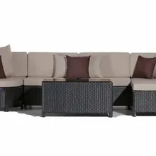 Высокое качество открытый ротанга 4 шт. современный диван