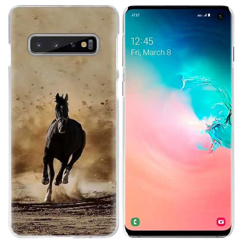 В форме лошадок, животных, чехол для samsung Galaxy S10 5G S10e S9 S8 M40 M30 M20 M10 J4 J6 плюс J8 Note 8 9 Жесткий Fundas Capa чехол для телефона - Цвет: 05