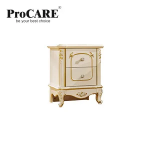 Special Price luxury European and American style bedroom furniture rose series french Bedside Cabinets/table With Gold Special Price luxury European and American style bedroom furniture rose series french Bedside Cabinets/table With Gold