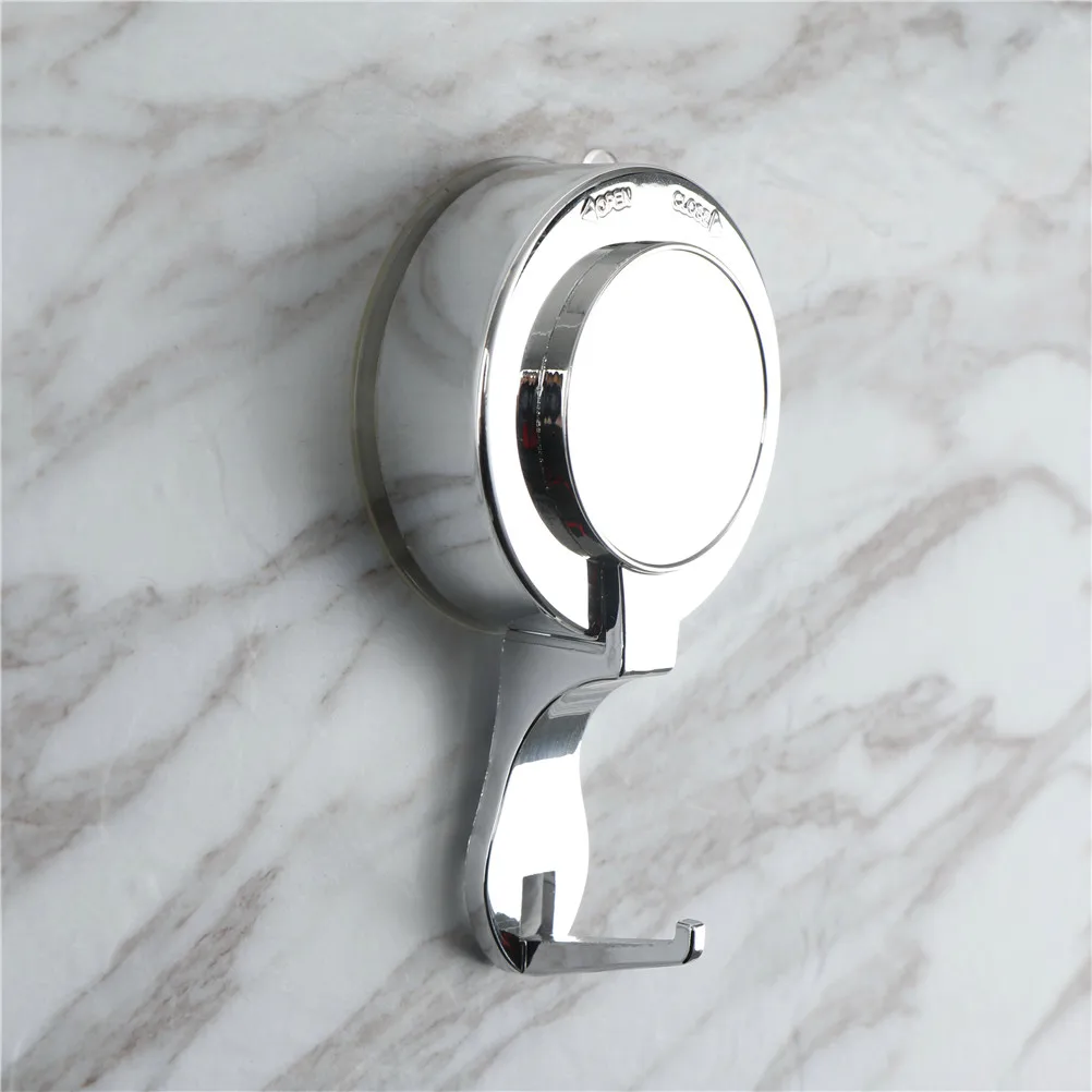 

1PCS Vacuum Suction Cup Sucker Shower Towel Bathroom Hook Hanger High Grade PVC+ABS+Metal 11.5*6.5*3.5cm