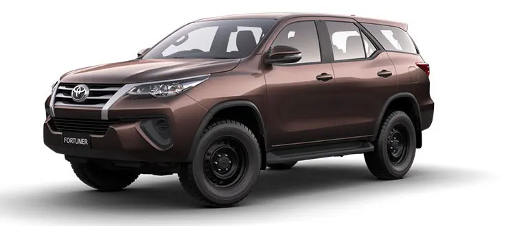 ABS впрыска ЧЕРНЫЙ Боковое формование обшивка для Toyota Fortuner Hilux Sw4