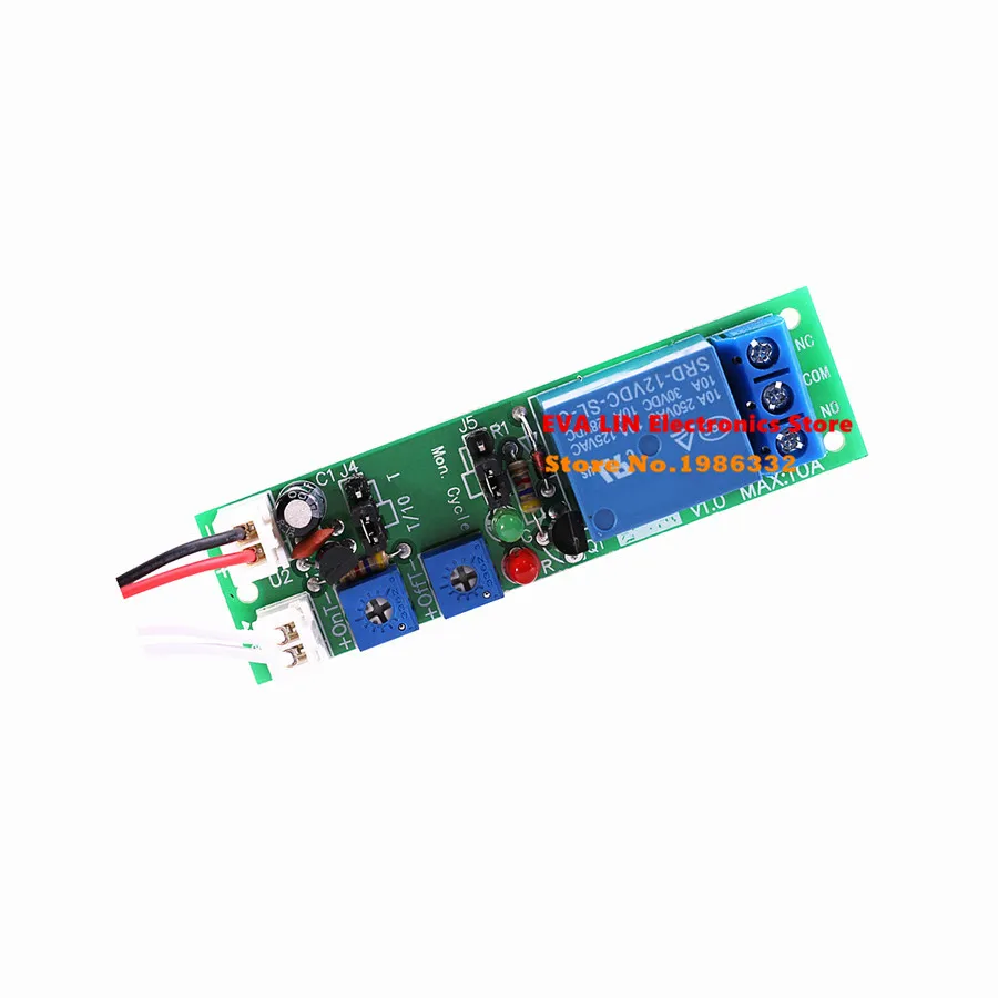 Реле времени WS16 DC 12 В бесконечное с таймером|relay timer|time relaydelay timer relay module |