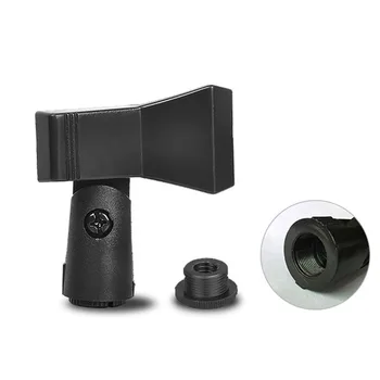 

Hands-free Universal Flexible Quick Release Mount Adapter Portable Stand Accessory Microphone Clip Adjustable Replacement Holder