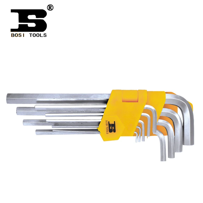 

BOSI Persian tool within nine sets of extended flat head hex wrench kits metric 1.5-10mm BS423173 rasp dremel 2016 Tools
