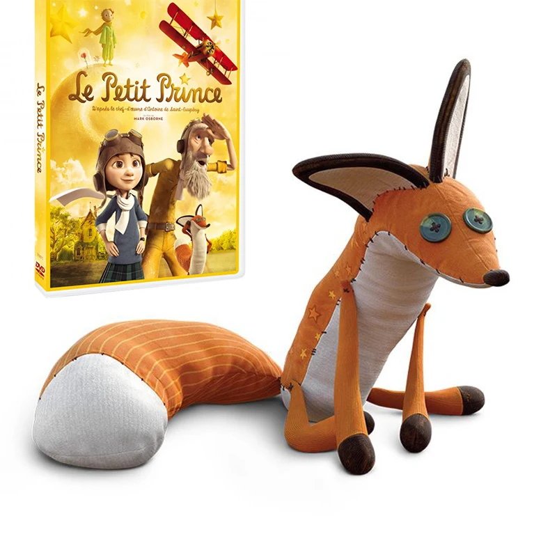 

The Little Prince Fox Plush Dolls 40cm/60cm soft stuffed cartoon animal plush education toys for baby kids Birthday Gift