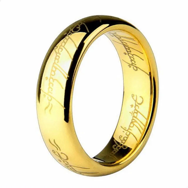 Fashion European Never Fading Clic Engagement Wedding Rings 7mm Fashion European Never Fading Clic Engagement Wedding Rings 7mm Golden Plated Anium Steel For Men