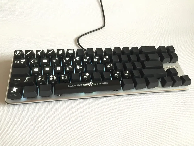 Крутой Джаз CS Game 30 клавиш ABS подсветка блестящий светодиодный полупрозрачный OEM