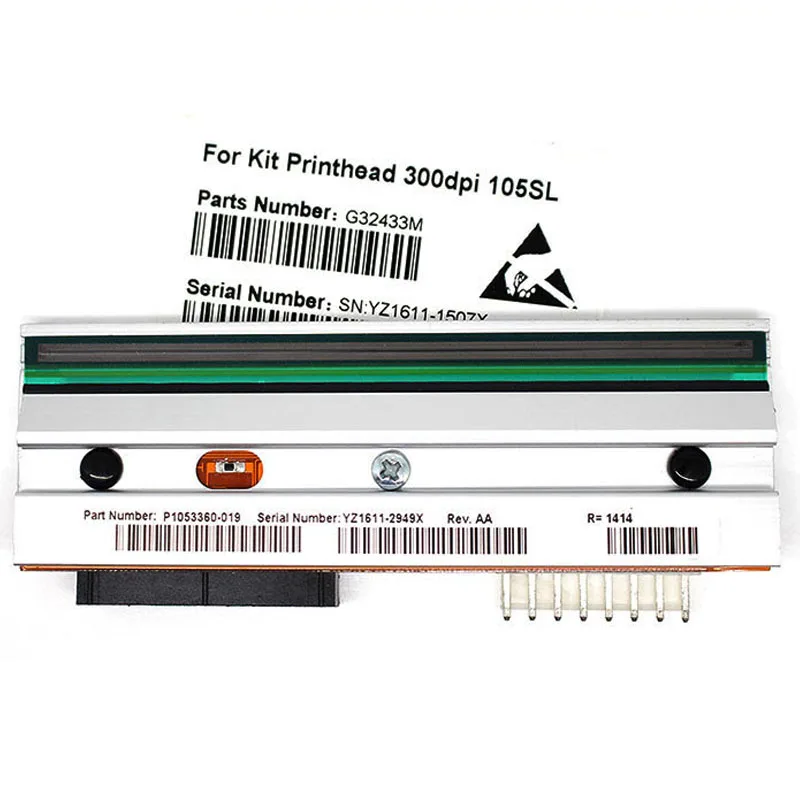 

Free Shipping,High Quality A+ Print Head For Zebra 105SL 300dpi Thermal Barcode Printer Printer Spare Parts:G32433M Compatible