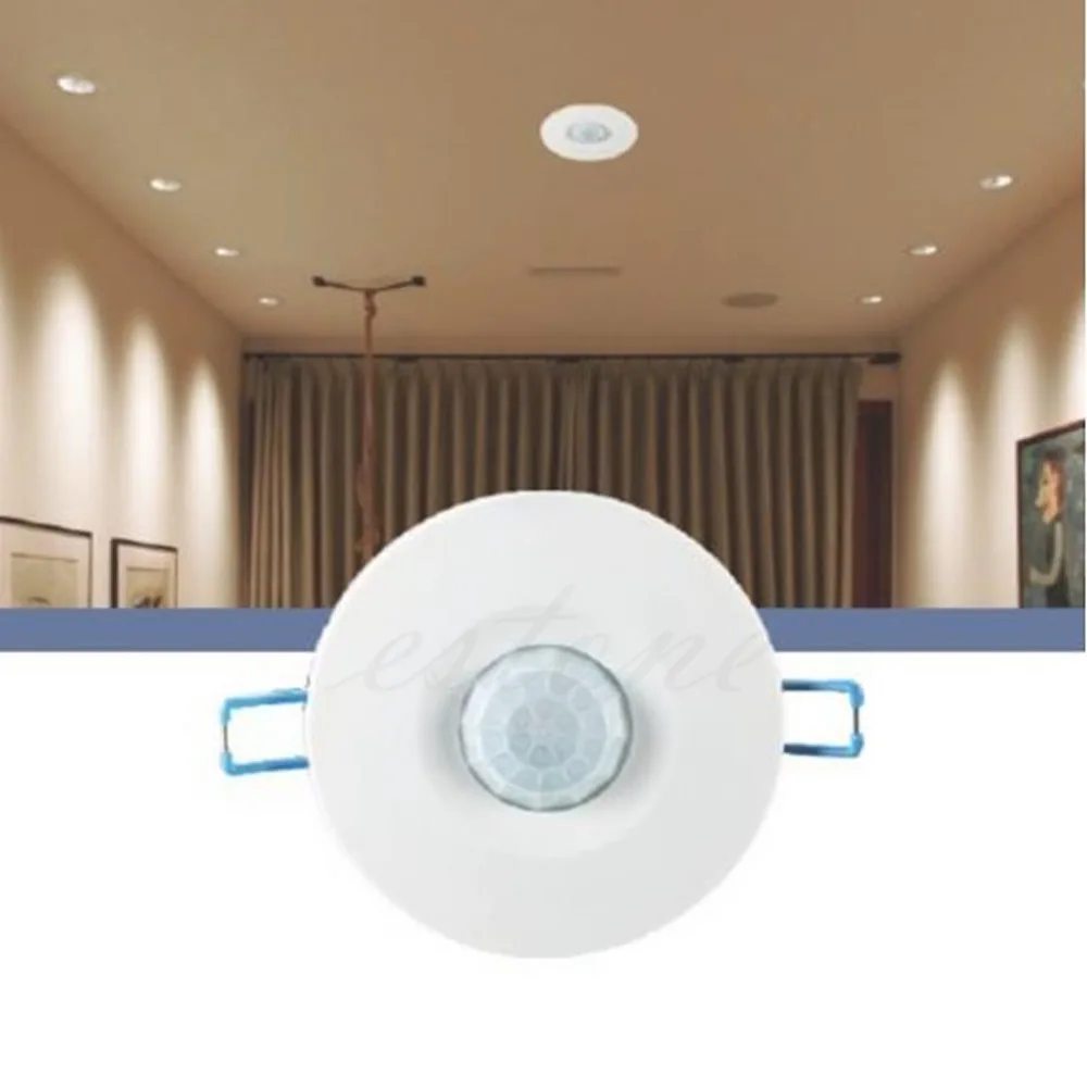

Hot 220V Recessed PIR Ceiling Occupancy Motion Sensor Detector Light Switch New H02