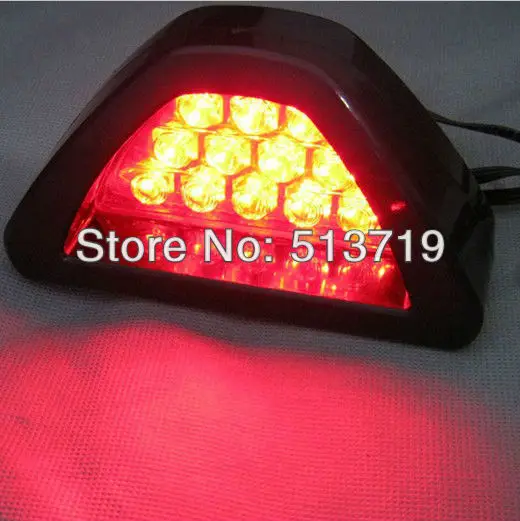 10X Auto F1 12 LED Rear Brake Lamp Brake Light Flashing Strobe For All