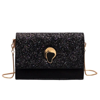 

FGGS-Mini Small Square Bag Shoulder Bag Flash Party Banquet Chain Bag Wallet Fashion Diagonal Package