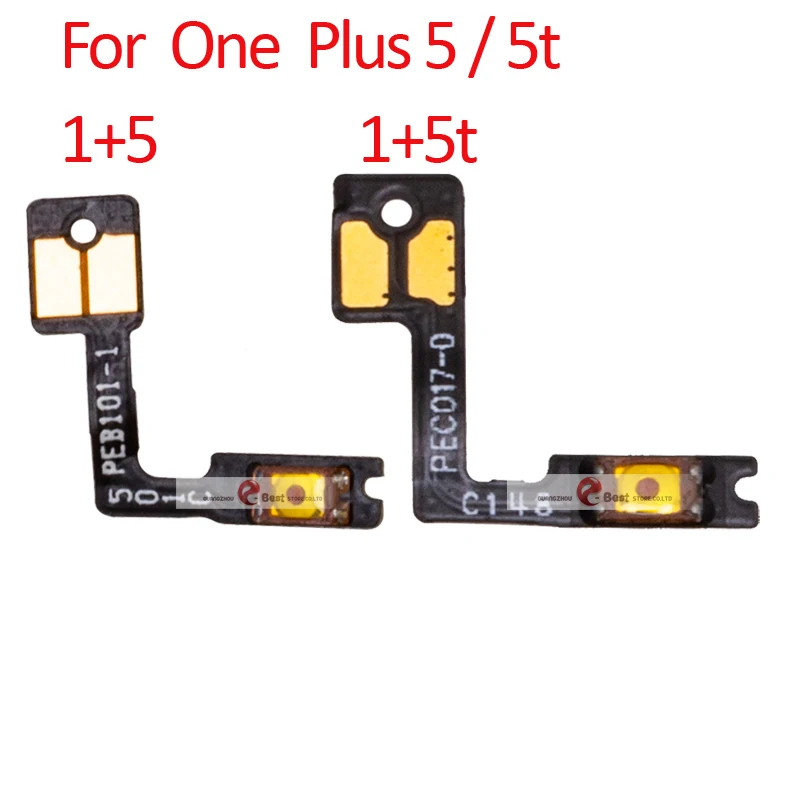

New Power Button Switch On/Off Flex Cable For Oneplus five 1+5 1+5T A5000 Repair Part