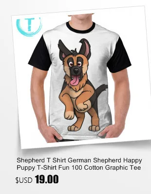 Футболка с немецкой овчаркой, футболка с цитатой немецкой овчарки, футболка с коротким рукавом с милым графическим рисунком, полиэстер, модная мужская футболка