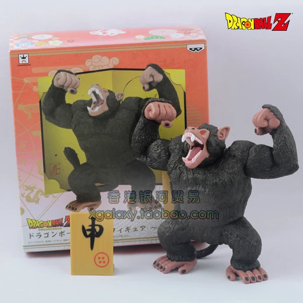 Dragon Ball Z Kakarotto большой Ape фигурку Сон Гоку кукла ПВХ ACGN рисунок Гараж Комплект Brinquedos аниме 13 см Donkey Kong