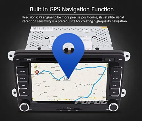 Best Free Reversing Camera + EinCar Double Din 7 Inch Car Stereo Radio DVD GPS Nav CD Player In Dash Bluetooth Touch Screen Head unit 5