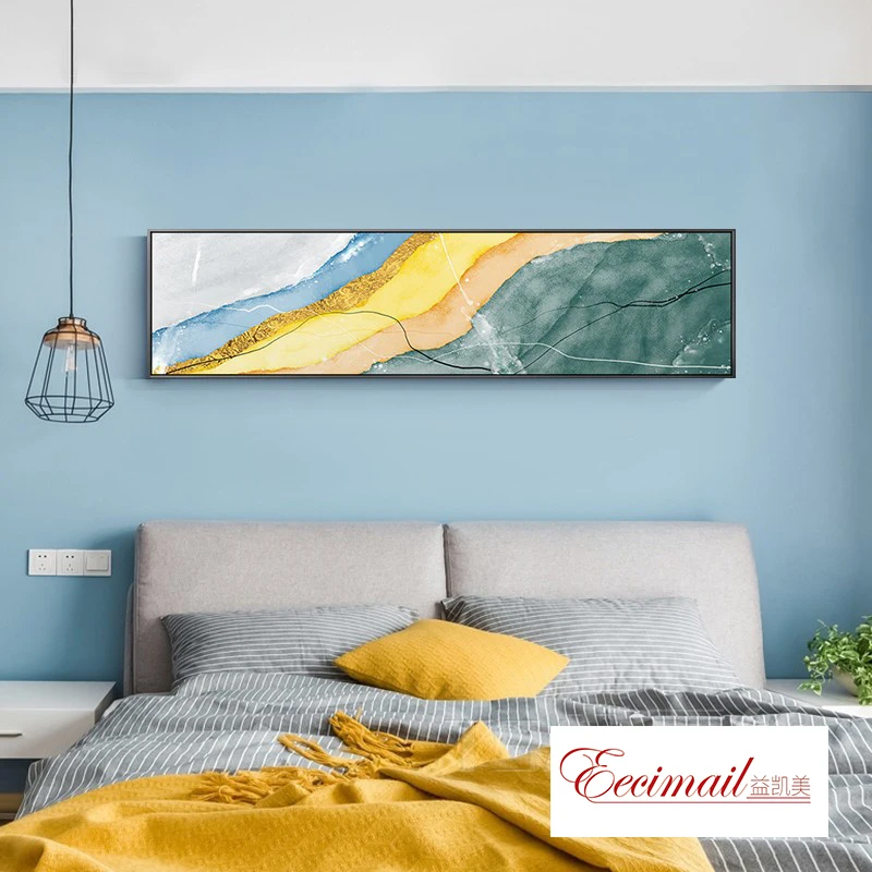 

EECAMAIL Diamond Painted Full Bedroom Bedside Stick Drill Cross Stitch Modern Simple Abstract Nordic Ins Living Room Diamond