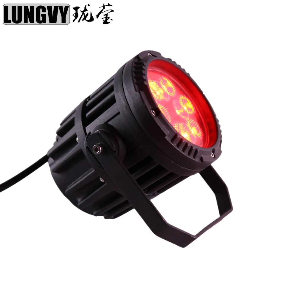 

Free Shipping 6*3W RGB 3in1 Mini Waterproof LED Par Light Outdoor IP65 Remote Control For DJ Effect KVT Wedding Party Disco