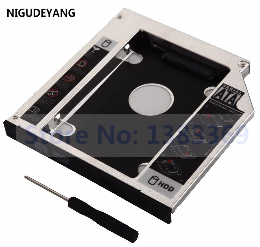 NIGUDEYANG 2-ой SATA на SATA жесткий диск HDD Caddy адаптер для ASUS M50VN M50VC Замена TS-L633A DVD привод odd