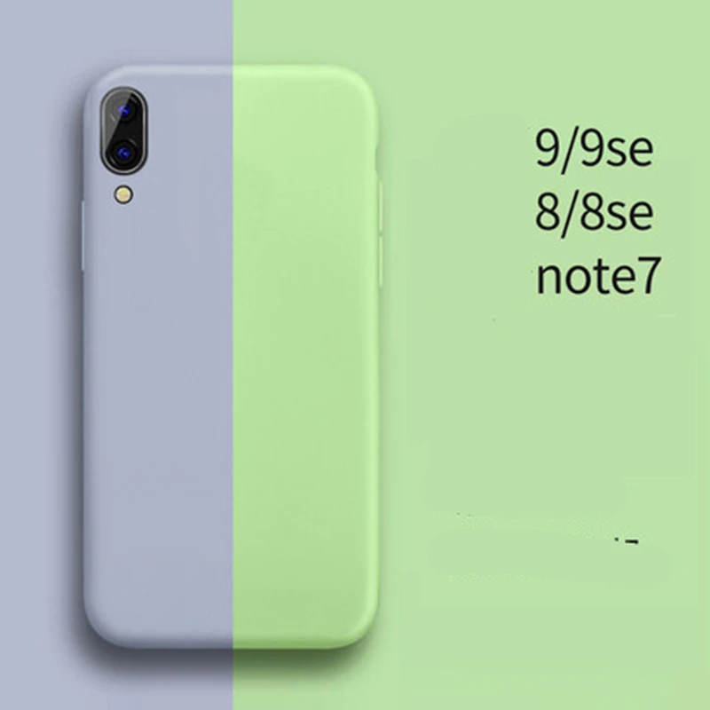 

FENGTAI Original Case for Xiaomi Smart Case 6/6X/8/8SE Liquid Silicon PC Baby-Skin Feeling for Xiaomi Case Phone Cover Funda