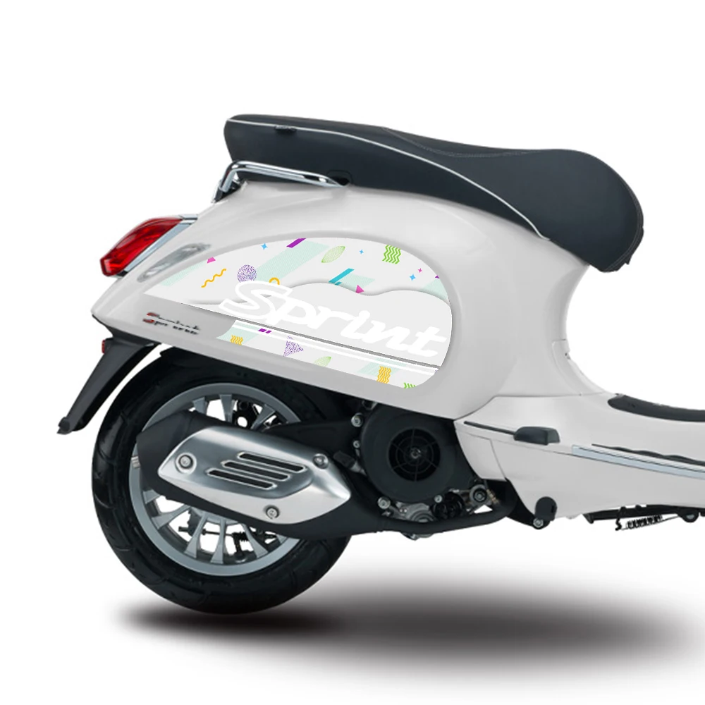 KODASKIN 2D скутер средства ухода за кожей сбоку эмблема наклейка для Vespa Sprint 50 Sprint125 Sprint250 300