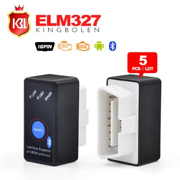 

5PCS/LOT 2017 New MINI Bluetooth ON/OFF Switch ELM 327 V2.1 OBD2 / OBDII ELM327 Auto Diagnostic Scanner Tool FREE SHIPPING