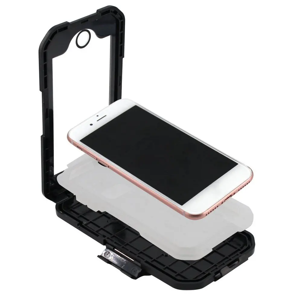 

5 Pcs Black Outdoor Cycling Phone Waterproof Phone Case Bicycle Handle Mounted Arm Wearing Diving Phone Case For iPhone 7/8