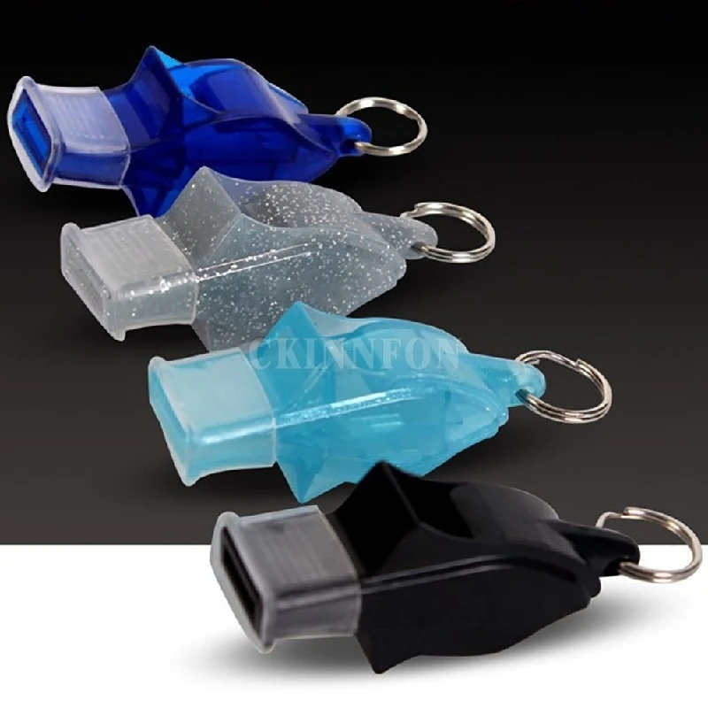 トップゲーム 大きな音の内部の形をしたプラスチック製のホイッスル スポーツ プロのサッカー バスケットボール ヘラ ホイッスル アウトドアスポーツ 100ピース ロットバッチ 新作通販 Hashaliach Co Il