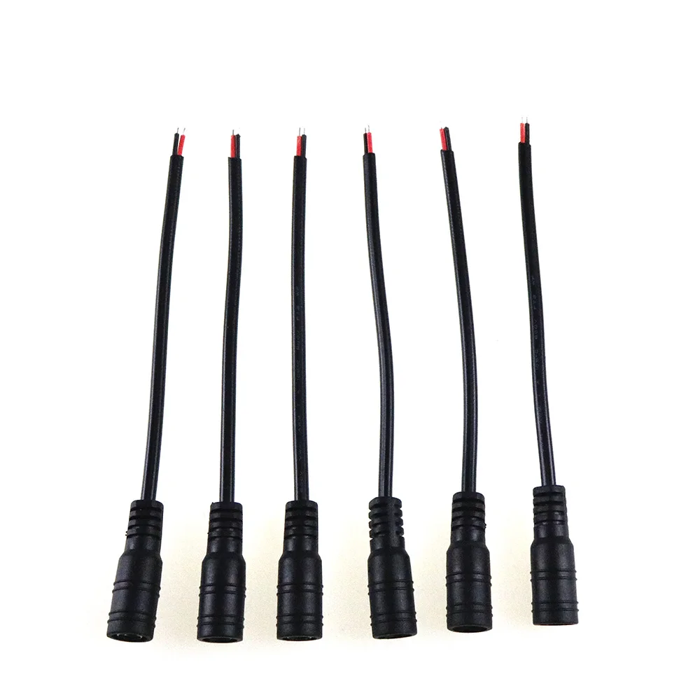 5 5 X 2 1mm Famale Dc Power Jack Connector Adapter Wire Cable 15cm For