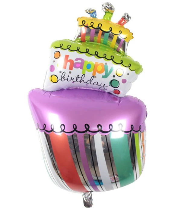 Ballons Classiques A Feuille Et Gateau Askew 103x54cm Ballon Gonflable A Helium Pour Decorations De Fete D Anniversaire Lot De Pieces Aliexpress