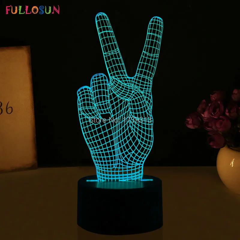 Удивительные 3D украшения Ночные Светильники LED Освещение в помещении как праздничные подарки