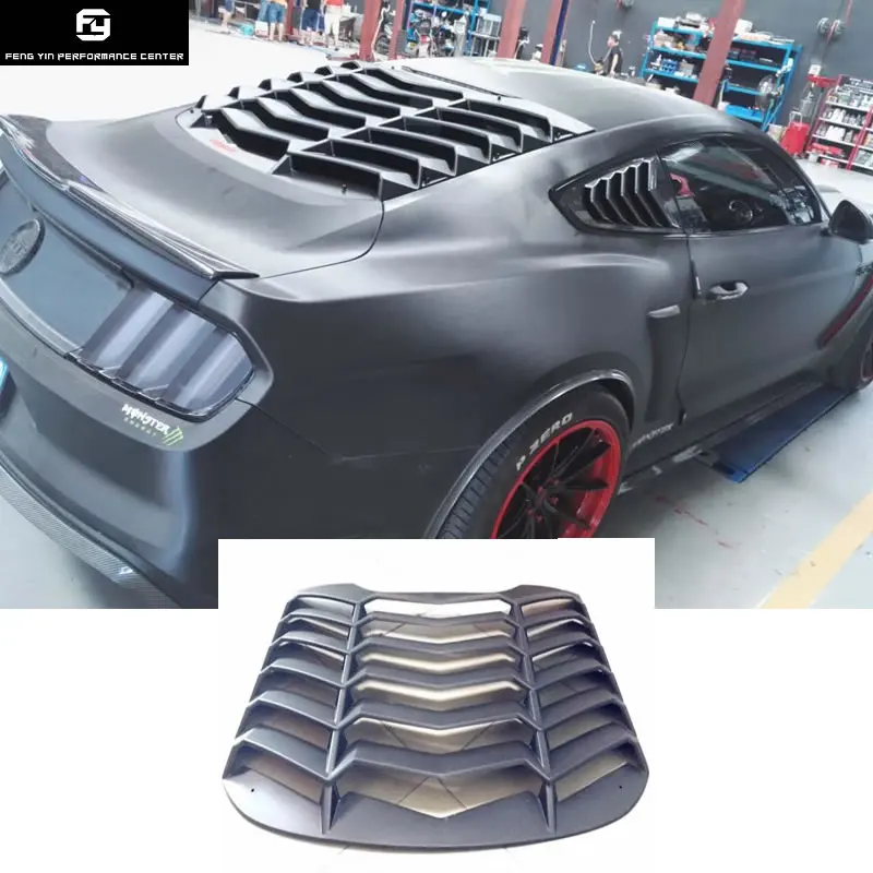 

ABS Car shutter Car rear windshield for Ford Mustang car body kit 15-17