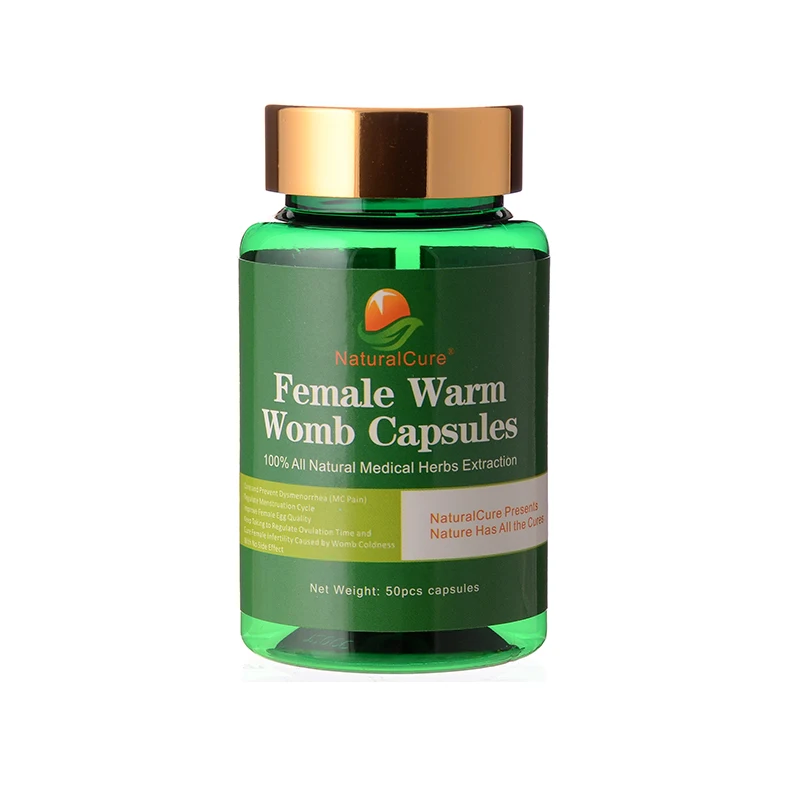 

NaturalCure Cure Female Infertility Capsules, Plants Extract Pills for female, Cure MC Pain and Regulate Ovulation, 50 pcs
