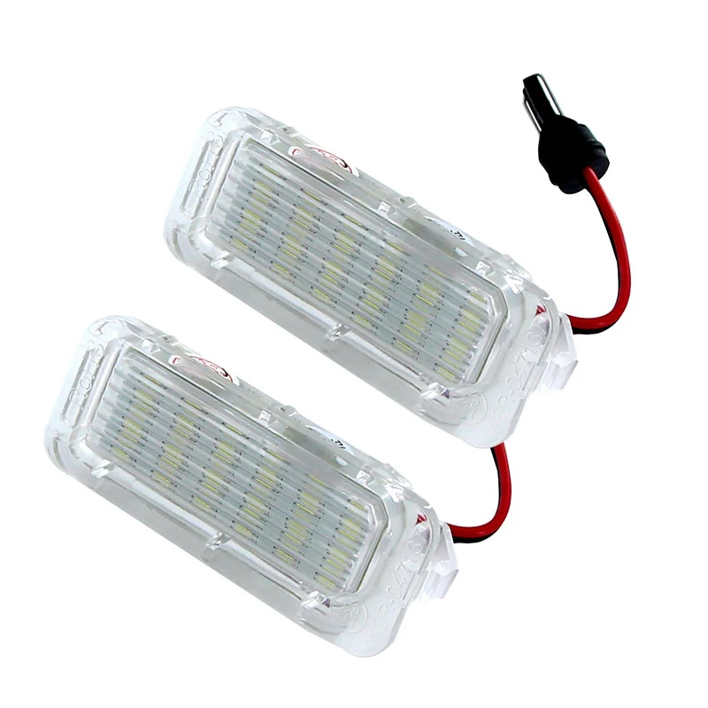 

Niscarda 2Pcs 6000K White Error Free Car Led Number License Plate Lamp For Ford Focus 5D Fiesta Mondeo Mk4 C-Max Mk2 S-Max Kug