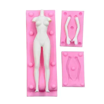 

Hot Sale Sugar Fondant Moulds 3D People Shaped Cake Figure Mold Human Body Decorating Tools for Creating Cake Decorating Tools