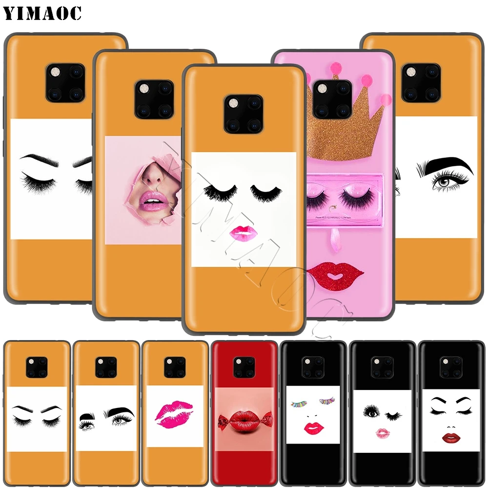Чехол для макияжа ресниц YIMAOC Huawei Honor Mate P smart Y7 Y9 8C 30 20 10 8x Nova 3i 3 Lite Pro Prime | Мобильные