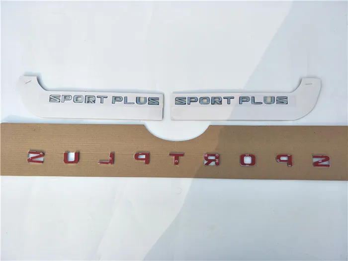 Luhuezu ABS хромированный спортивные Большие буквы задний эмблема сбоку Знаки для Lexus LX570 аксессуары для Land Cruiser 2013 - Цвет: Sport