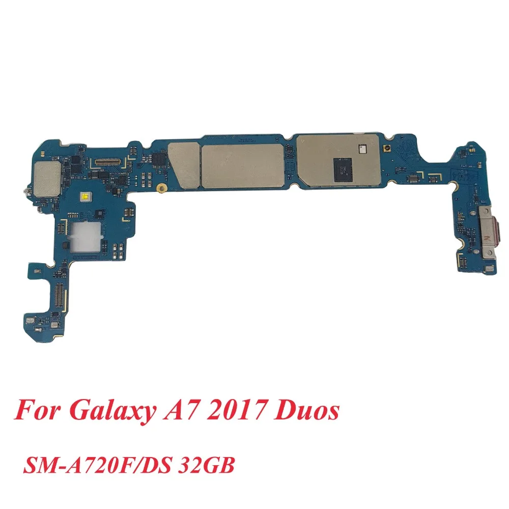 Оригинальная разблокированная материнская плата Tehxv для samsung Galaxy A7 Duos SM-A720F/DS Dual Card A720FD