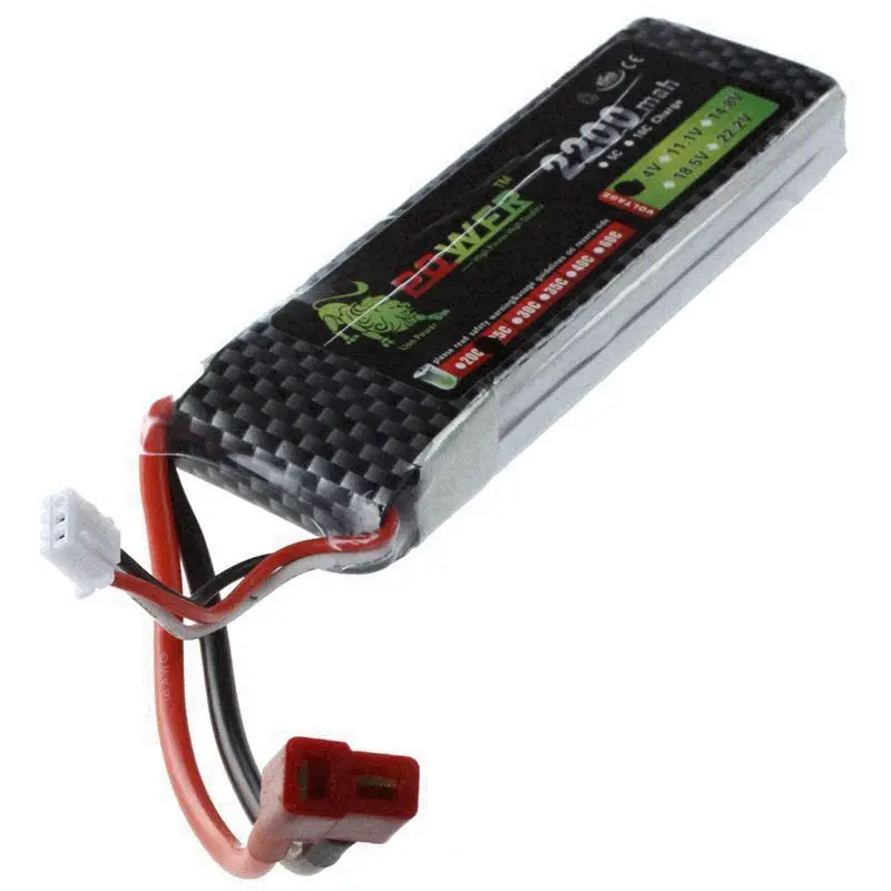 

Golden lion Li-Po Battery 7.4V 2200mAh 25C Max 40C T Plug For RC Car