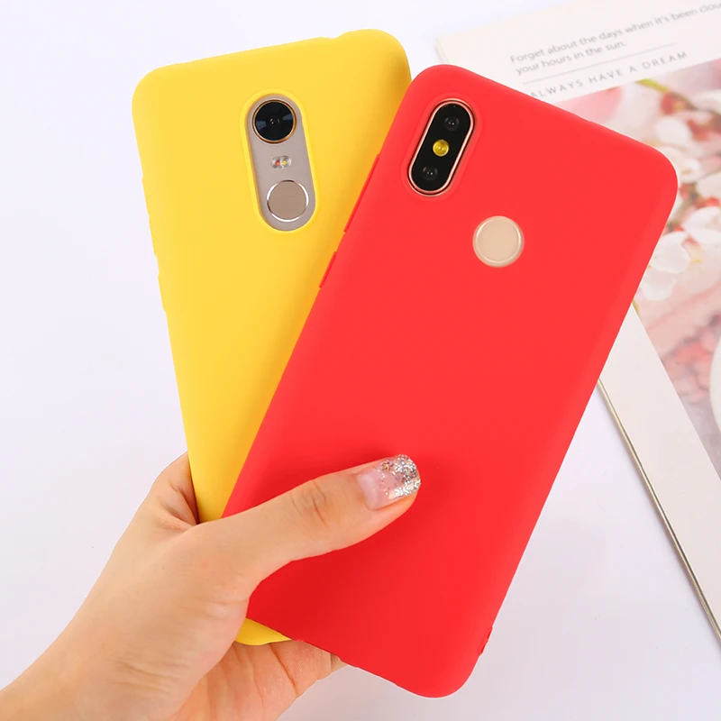 Цветной ТПУ силиконовый чехол для Xiaomi Redmi Note 6 5 7 Pro Redmi 7 6 Pro 6A 5 Plus матовый чехол для Xiaomi Mi 9 SE Mi 8 Lite Mi A2 A1