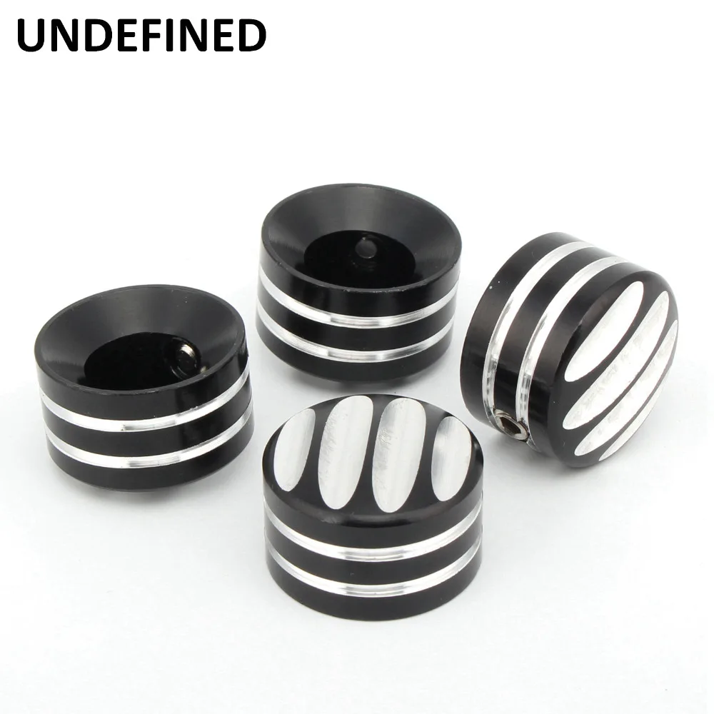 Buy 4 Pcs Black CNC Bolt Cover Cap Protective Head