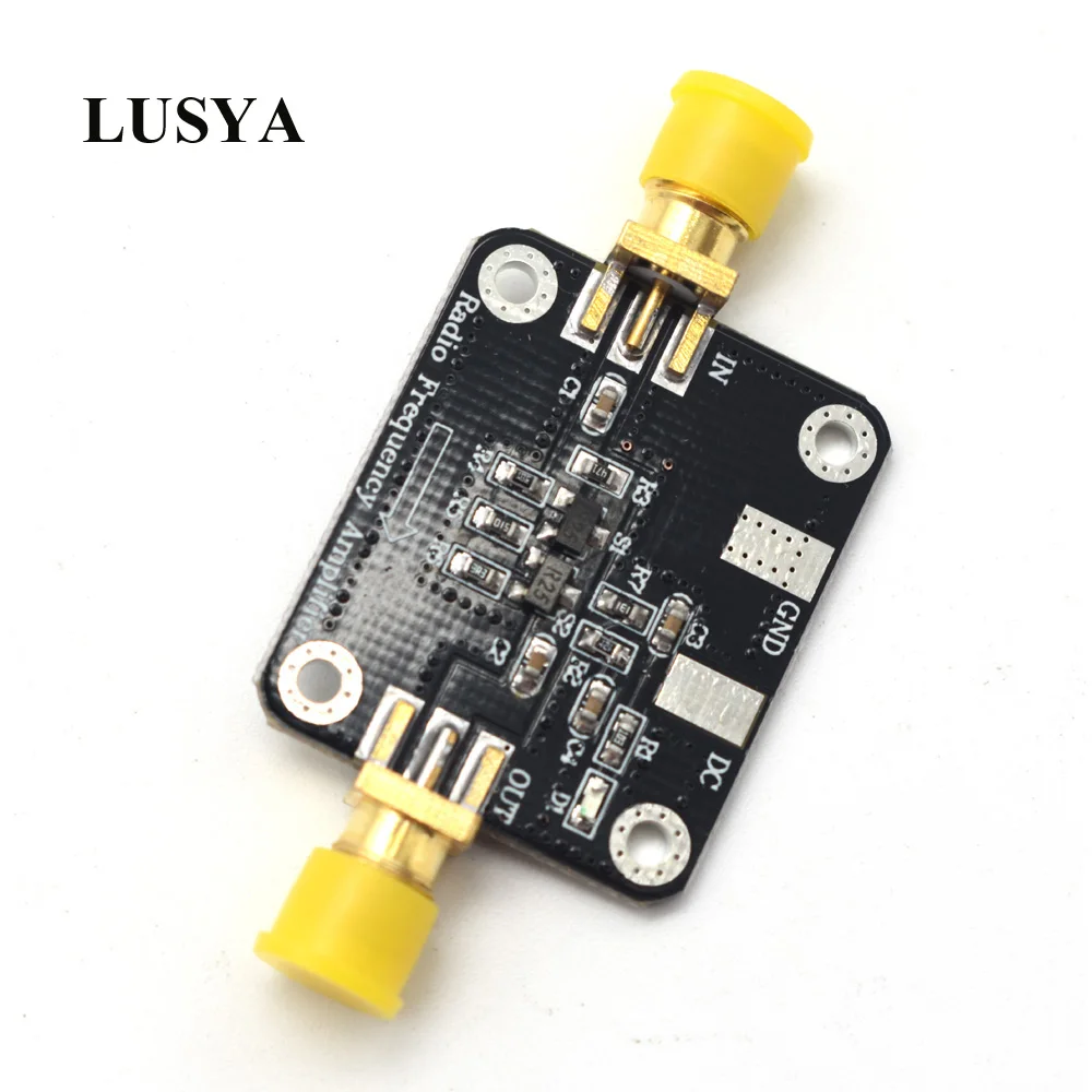 Lusya 10 кГц в 1 ГГц 10dBm широкополосный усилитель РЧ малошумный LNA модуль HF VHF UHF fm Ham