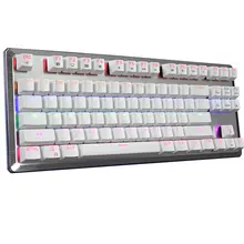 87 Keys Gaming Backlight Mechanica Keyboard Backlit Colorful Gamel Keyboard with Blue Black Switches Desktop For PC Laptop