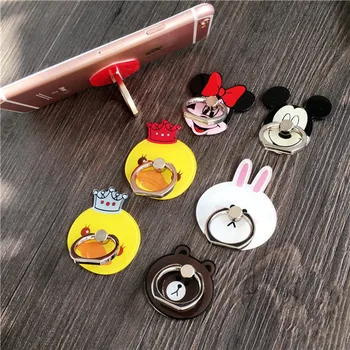 

10pcs/lot Korea Cute Bunny Minnie Acylic Cartoon Kickstand Sticker Cellphone Pad Ring Stand Accessories Kids Party Favors