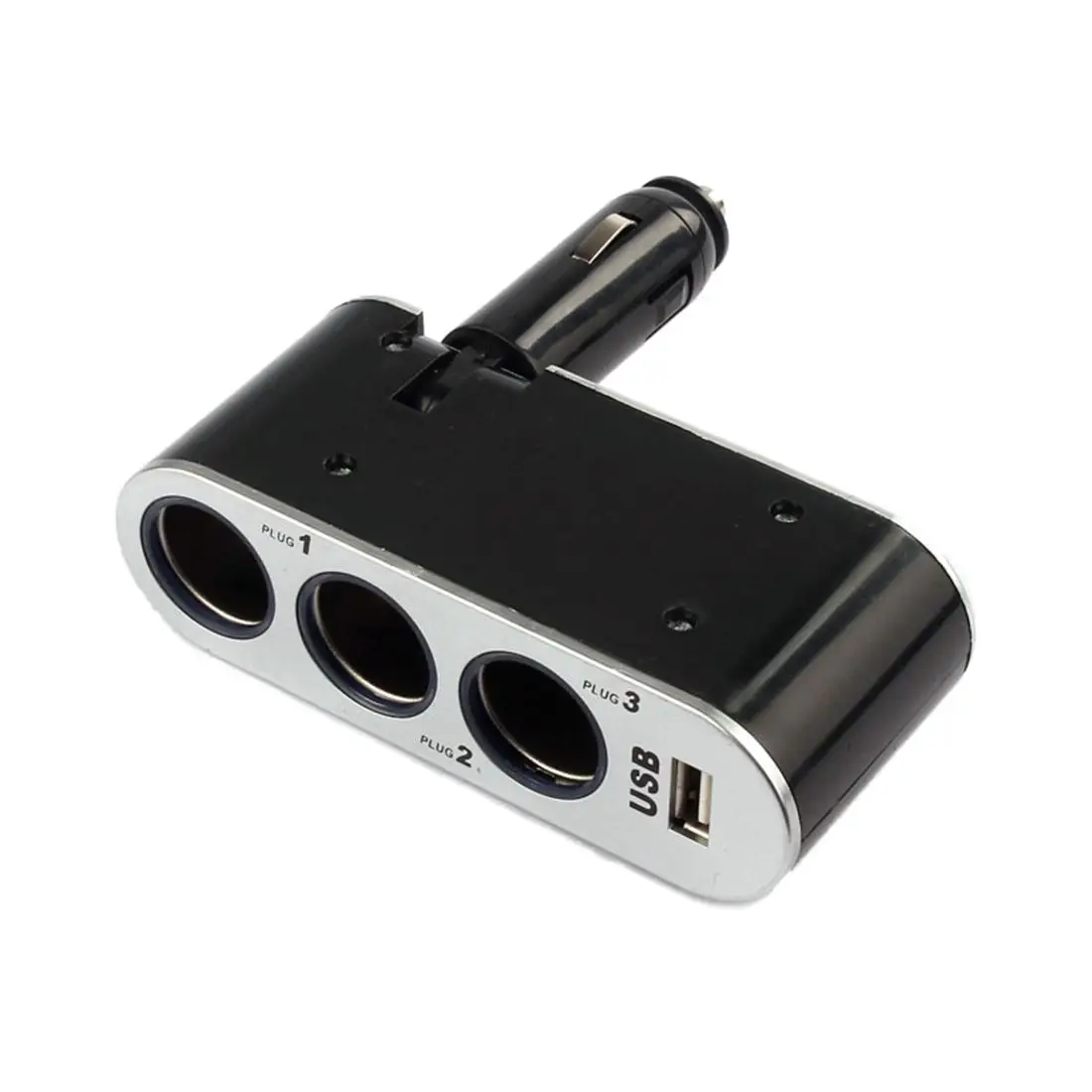 EDFY 3/4 Way Multi SOCKET DC 12V/24V CAR CIGARETTE LIGHTER SPLITTER USB PLUG CHARGERin