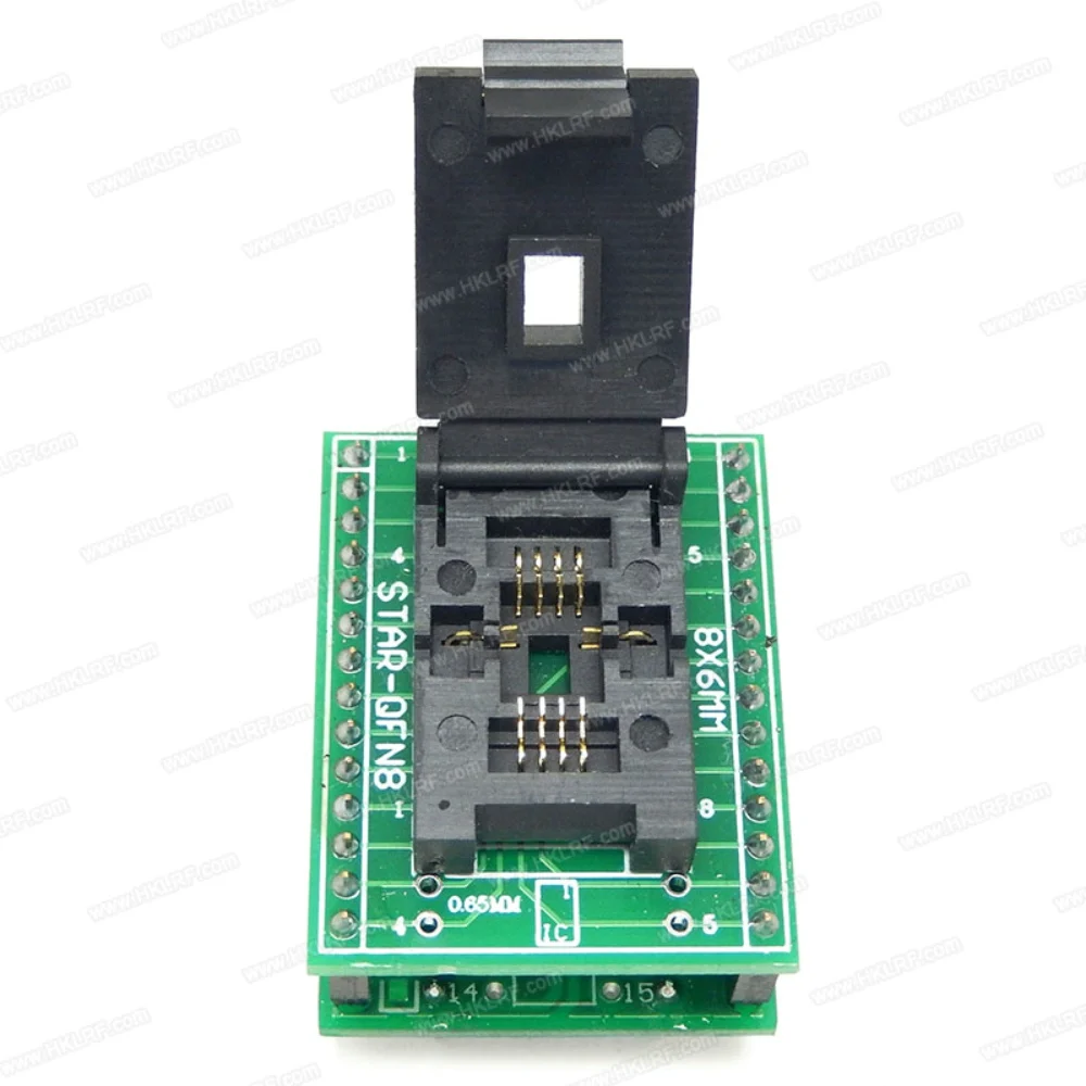 QFN8 to DIP16 Programmer Adapter