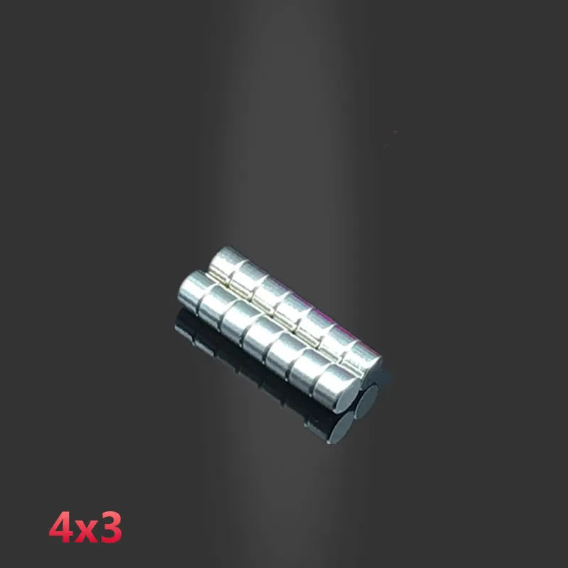 

50PCS neodymium magnet 4*3mm 4mm*3mm strong rare earth neodymium NdFeB permanent magnets samples 4x3 mm magnet 4mm x 3mm