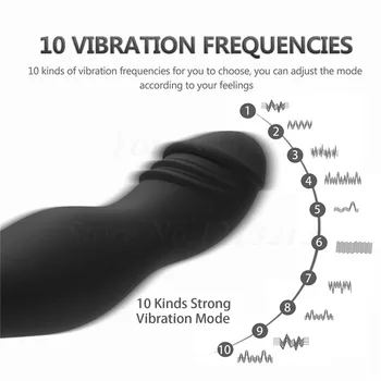 10 Speeds Wireless Remote Anal Dildo Vibrator Male Prostate Massager G-spot Stimulator usb Charging Anal Penis Vibrator Sex Toys 2