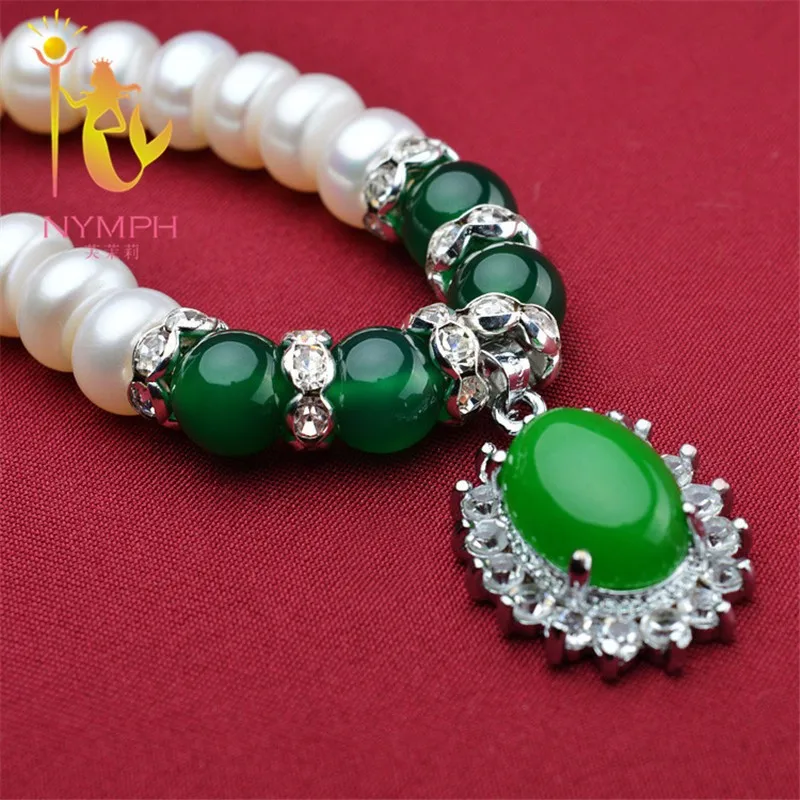 green-agate-NYMPH-natural-freshwater-pearl-necklace-jewelry-sets-9-10mm-Collar-necklace-bracelet-fine-for (1)