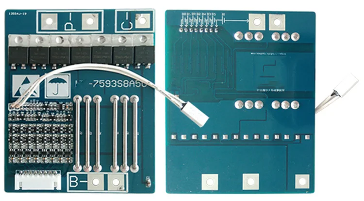 8 S 50A 33,6 V липолитиевый полимер BMS/PCM/PCB плата защиты батареи для 8 упаковок 18650 литий-ионная батарея сотового w/Temp