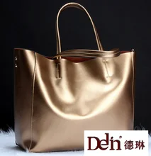 DELIN Spring summer 2017 collection euramerican fashion leather female bag Women s handbag Shoulder real leather